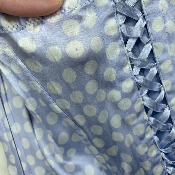 Vintage Maison LeJaby lavender polka dot set NWOT - Picture 2 of 8